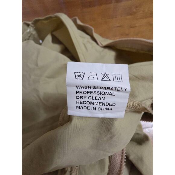 Love Hightlight Sleeveless Collared jumpsuit Tan XXX-Large A001337 - Picture 8 of 13